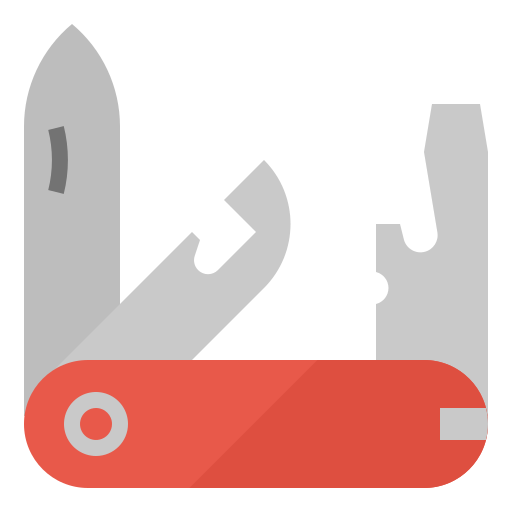 Swiss knife Aphiradee (monkik) Flat icon