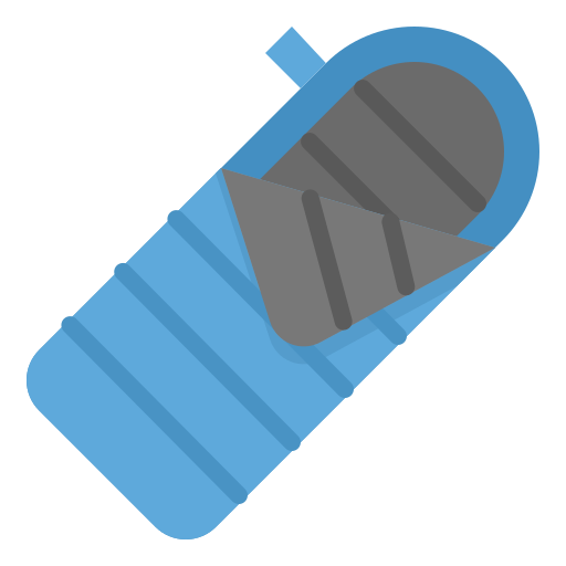 Sleeping bag Aphiradee (monkik) Flat icon