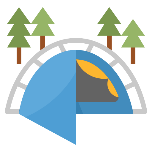 텐트 Aphiradee (monkik) Flat icon