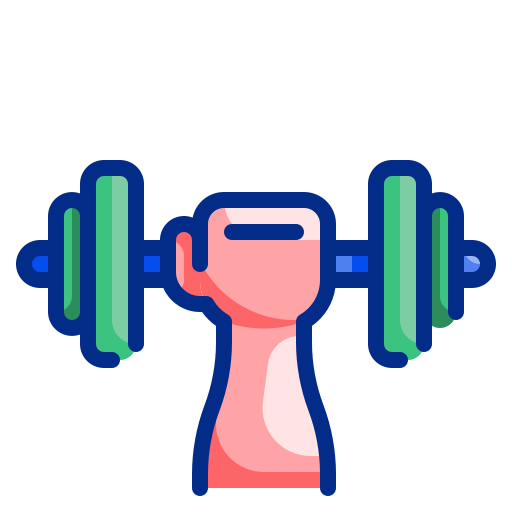 Dumbell Wanicon Lineal Color icon