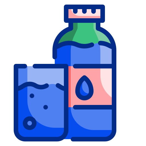 Бутылка с водой Wanicon Lineal Color иконка