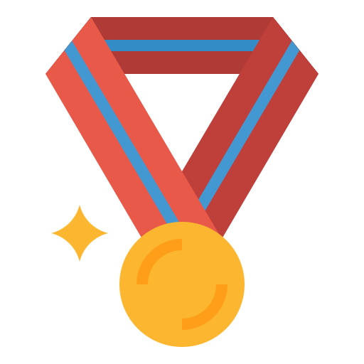 Medal Aphiradee (monkik) Flat icon