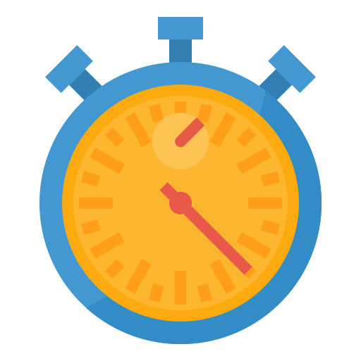 stopwatch Aphiradee (monkik) Flat icoon