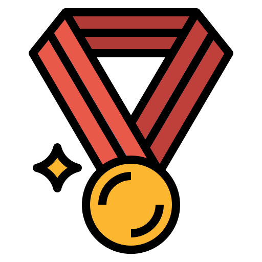 medal Aphiradee (monkik) Lineal Color ikona