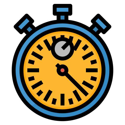 Stopwatch Aphiradee (monkik) Lineal Color icon