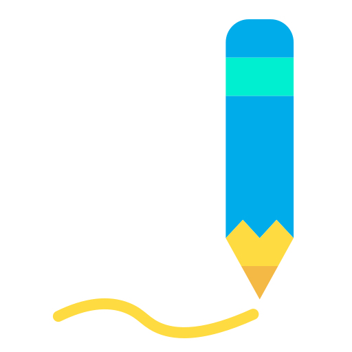 연필 Kiranshastry Flat icon