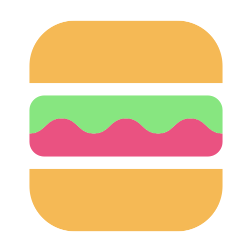 Бургер Kiranshastry Flat иконка