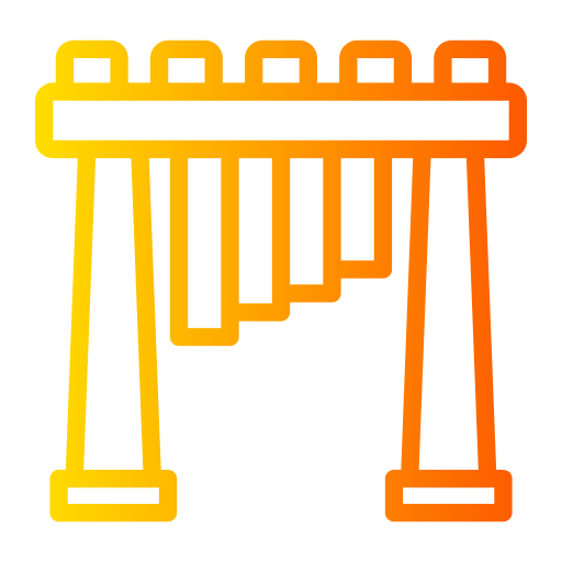 marimba Generic gradient outline icon
