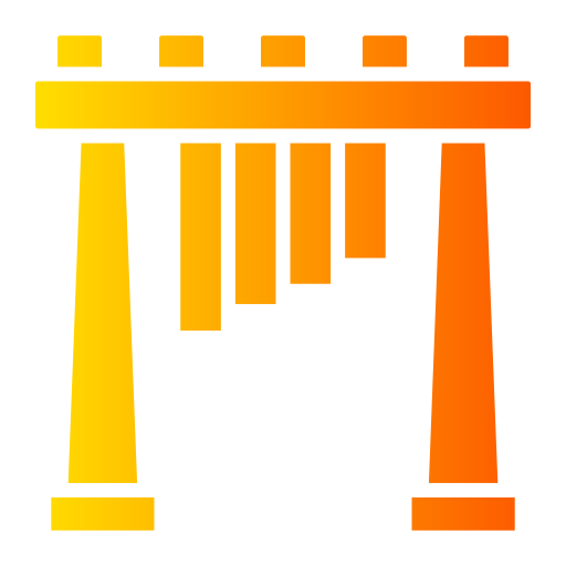marimba Generic gradient fill icon