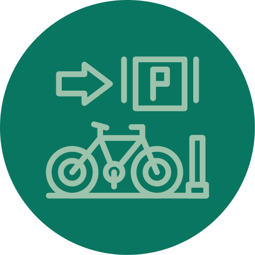 biciclette Generic color fill icona