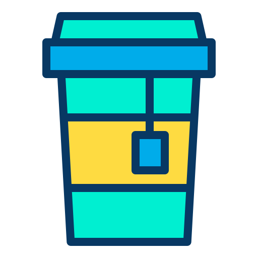 テイクアウトカップ Kiranshastry Lineal Color icon