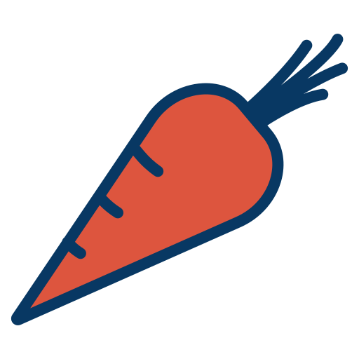 Морковь Kiranshastry Lineal Color иконка