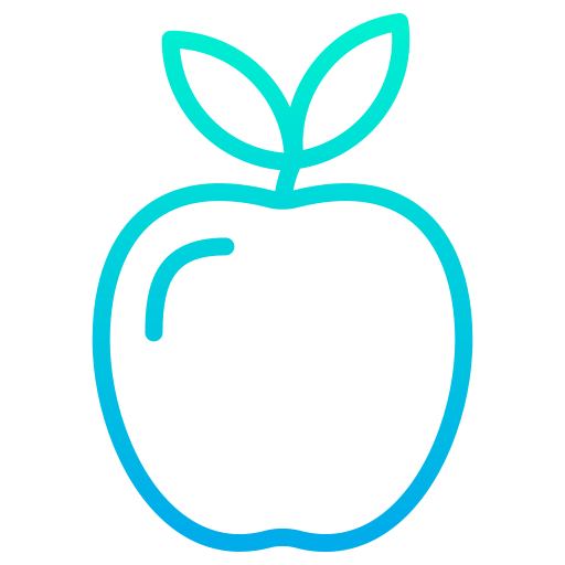 jabłko Kiranshastry Gradient ikona