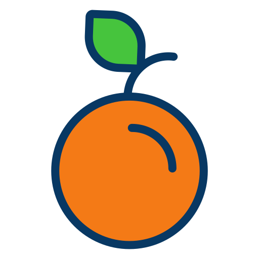 orange Kiranshastry Lineal Color icon
