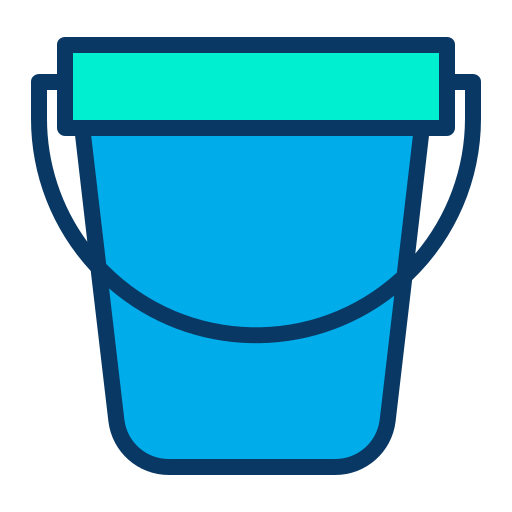Bucket Kiranshastry Lineal Color icon