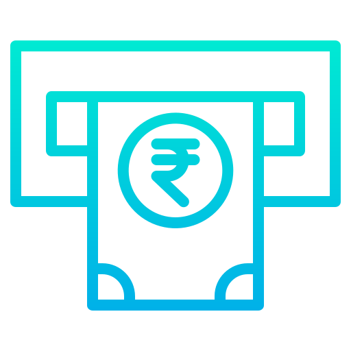 bankomat Kiranshastry Gradient ikona