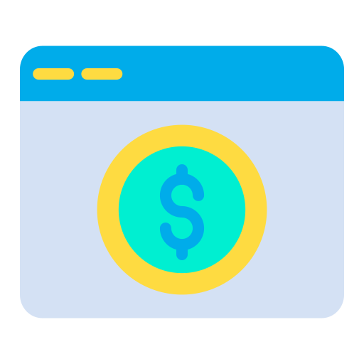 Online banking Kiranshastry Flat icon