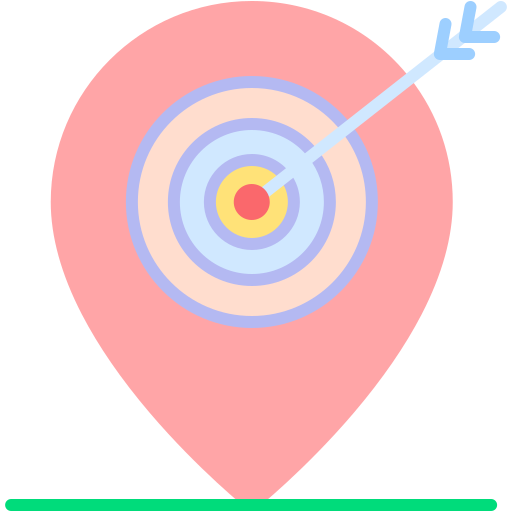 posizione di destinazione Generic color lineal-color icona