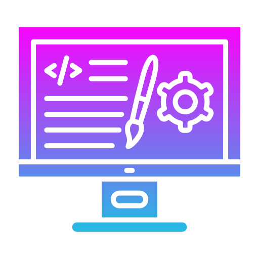 desarrollo web Generic gradient fill icono
