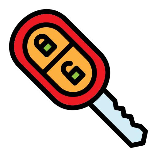 schlüsselauto Generic color lineal-color icon