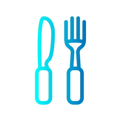 Fork Generic gradient outline icon