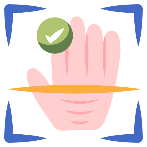 Hand recognition Generic Others icon