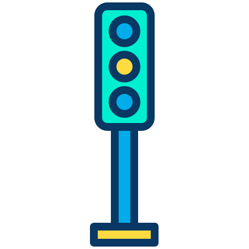 信号機 Kiranshastry Lineal Color icon