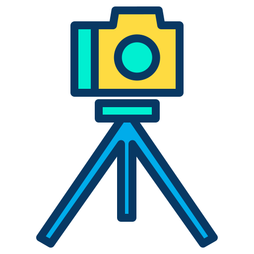 Tripod Kiranshastry Lineal Color icon