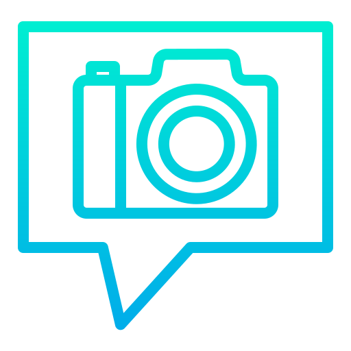 kamera Kiranshastry Gradient ikona