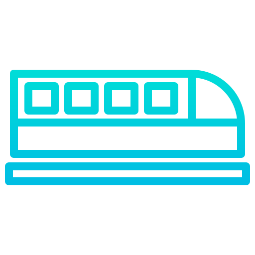Tren de alta velocidad Kiranshastry Gradient icono