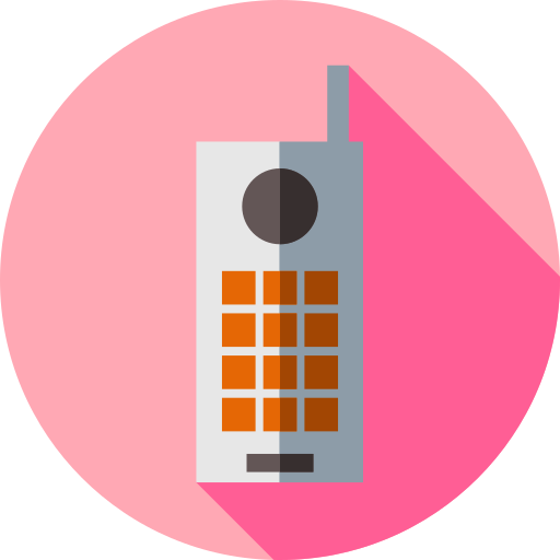 telefon Flat Circular Flat icon