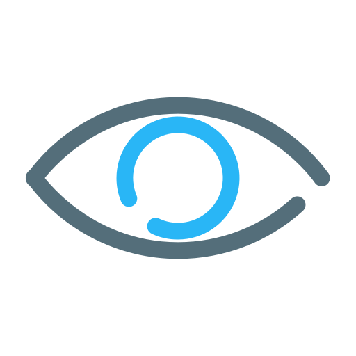oog Generic outline icoon