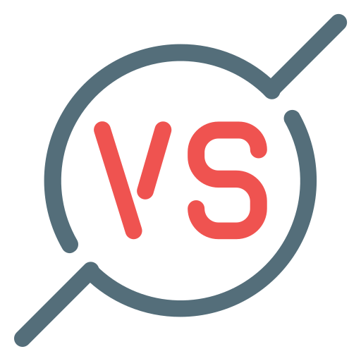 versus Generic outline icoon