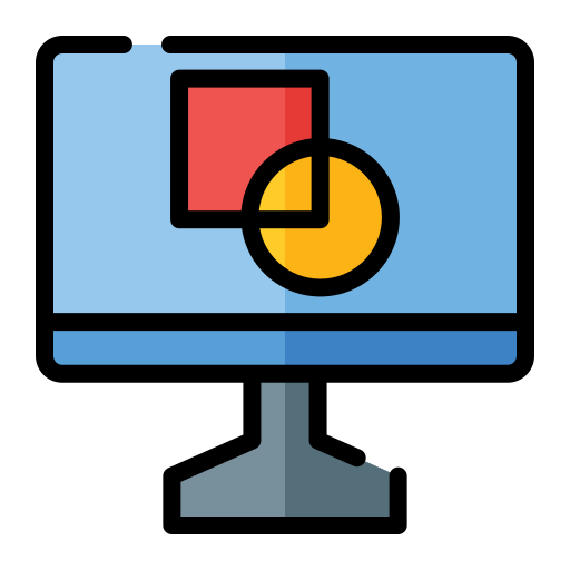 Computer Generic color lineal-color icon