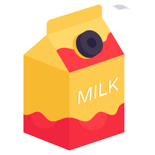 Пакет молока Generic Isometric иконка