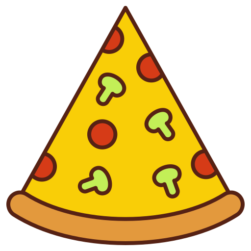 pizza Generic color lineal-color icoon