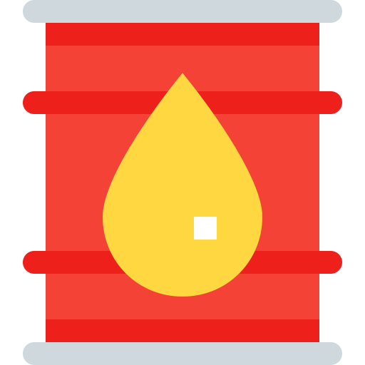 Oil barrel Pixelmeetup Flat icon