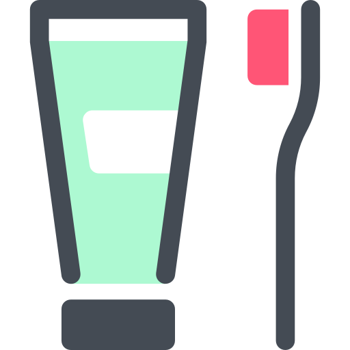 Toothpaste Sergei Kokota Lineal Color icon