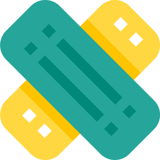 包帯 Pixelmeetup Flat icon