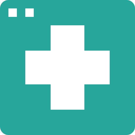 Hospital Pixelmeetup Flat icono