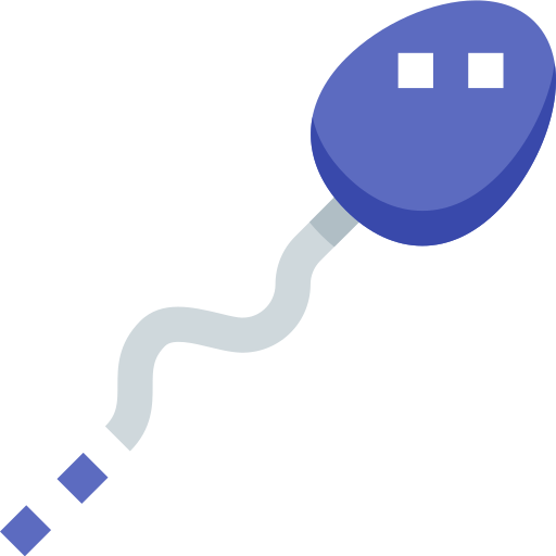 Espermatozoide Pixelmeetup Flat icono