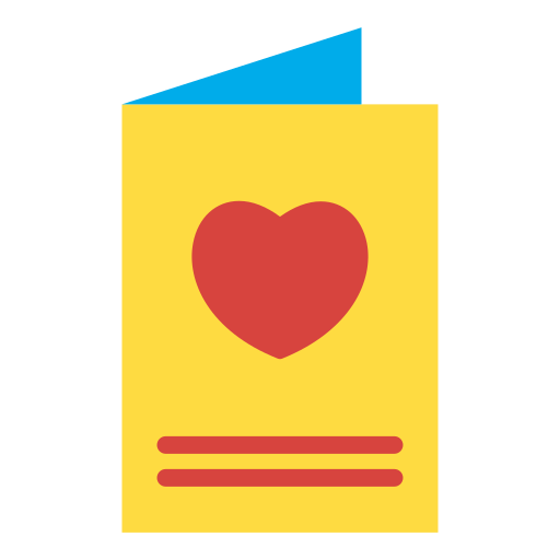 Greeting card Kiranshastry Flat icon