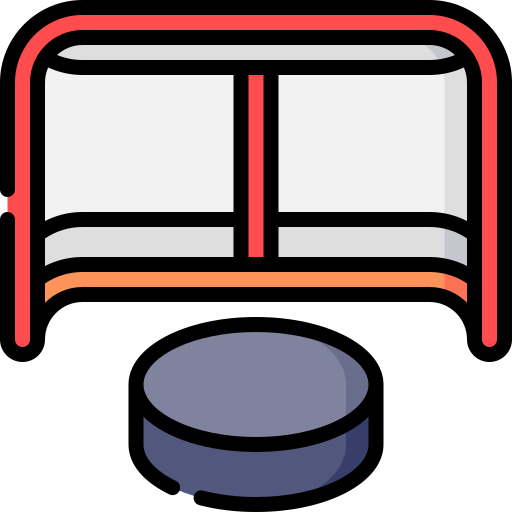 obiettivo dell'hockey Special Lineal color icona