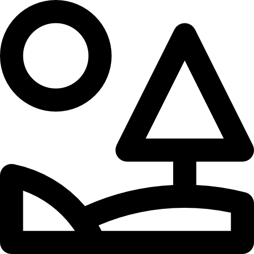 경치 Basic Rounded Lineal icon