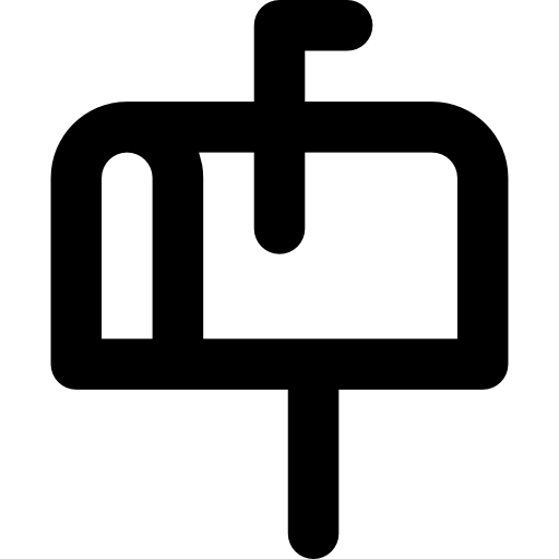 メールボックス Basic Rounded Lineal icon