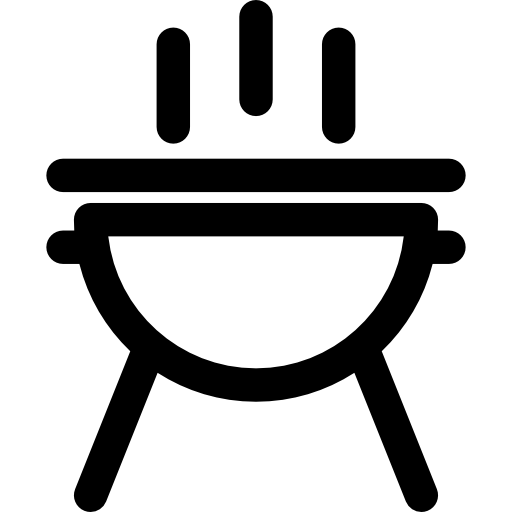 Grill Curved Lineal icon