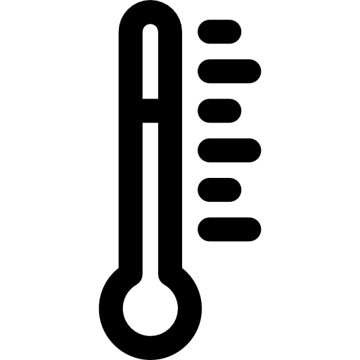 termômetro Curved Lineal Ícone