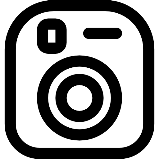 Instant camera Curved Lineal icon