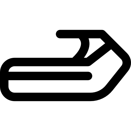 jetski Curved Lineal icoon