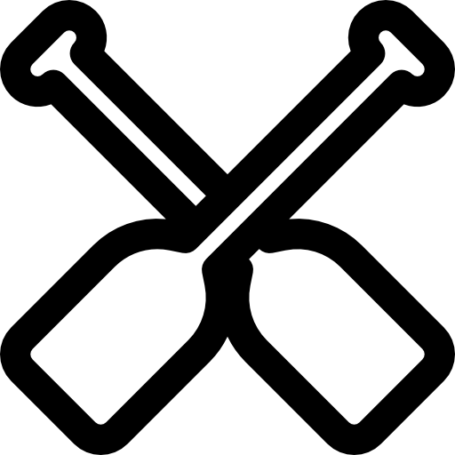 Rowing Curved Lineal icon
